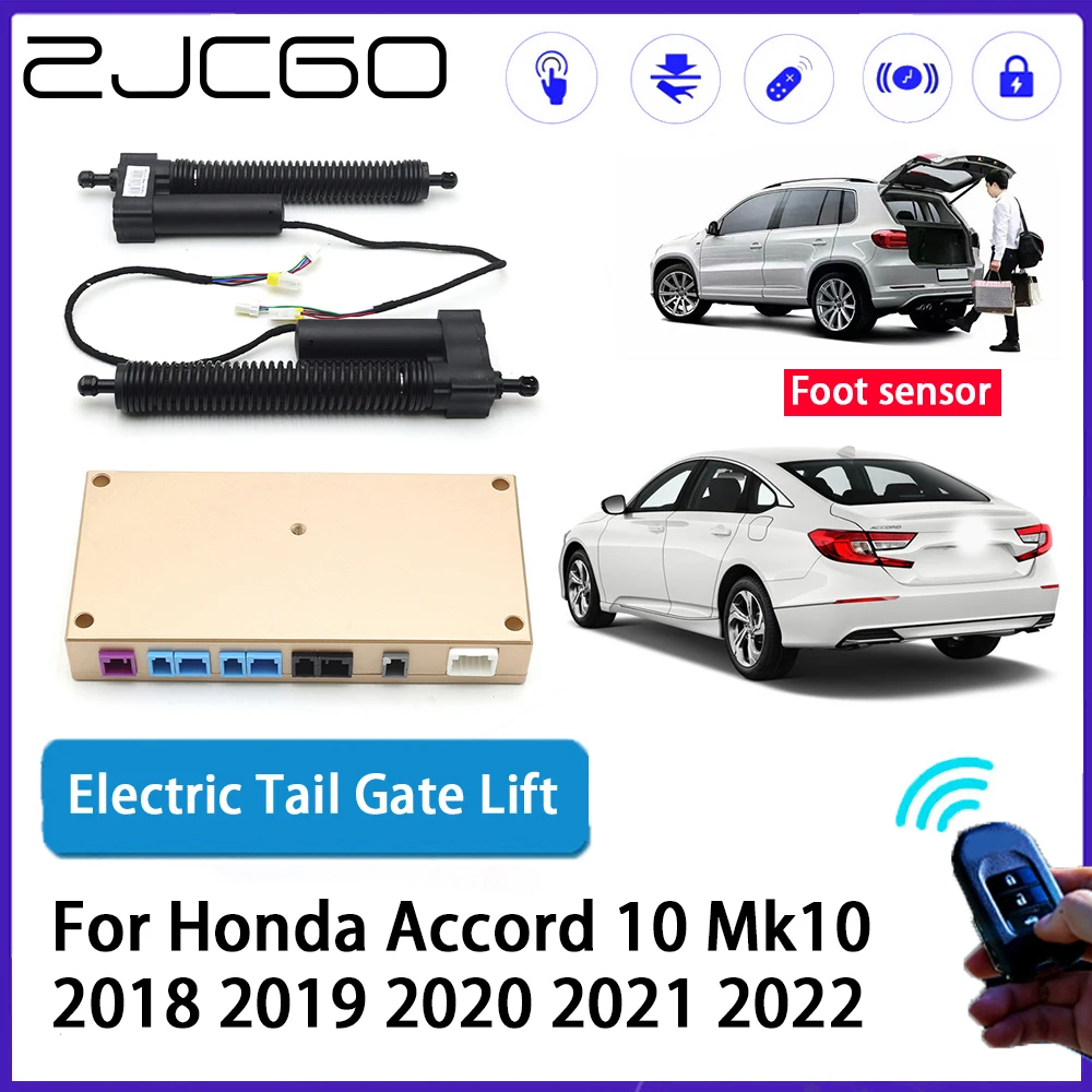 

ZJCGO Car Auto Trunk intelligent Electric Tail Gate Lift Automatic Tailgate Opener for Honda Accord 10 Mk10 2018~2022