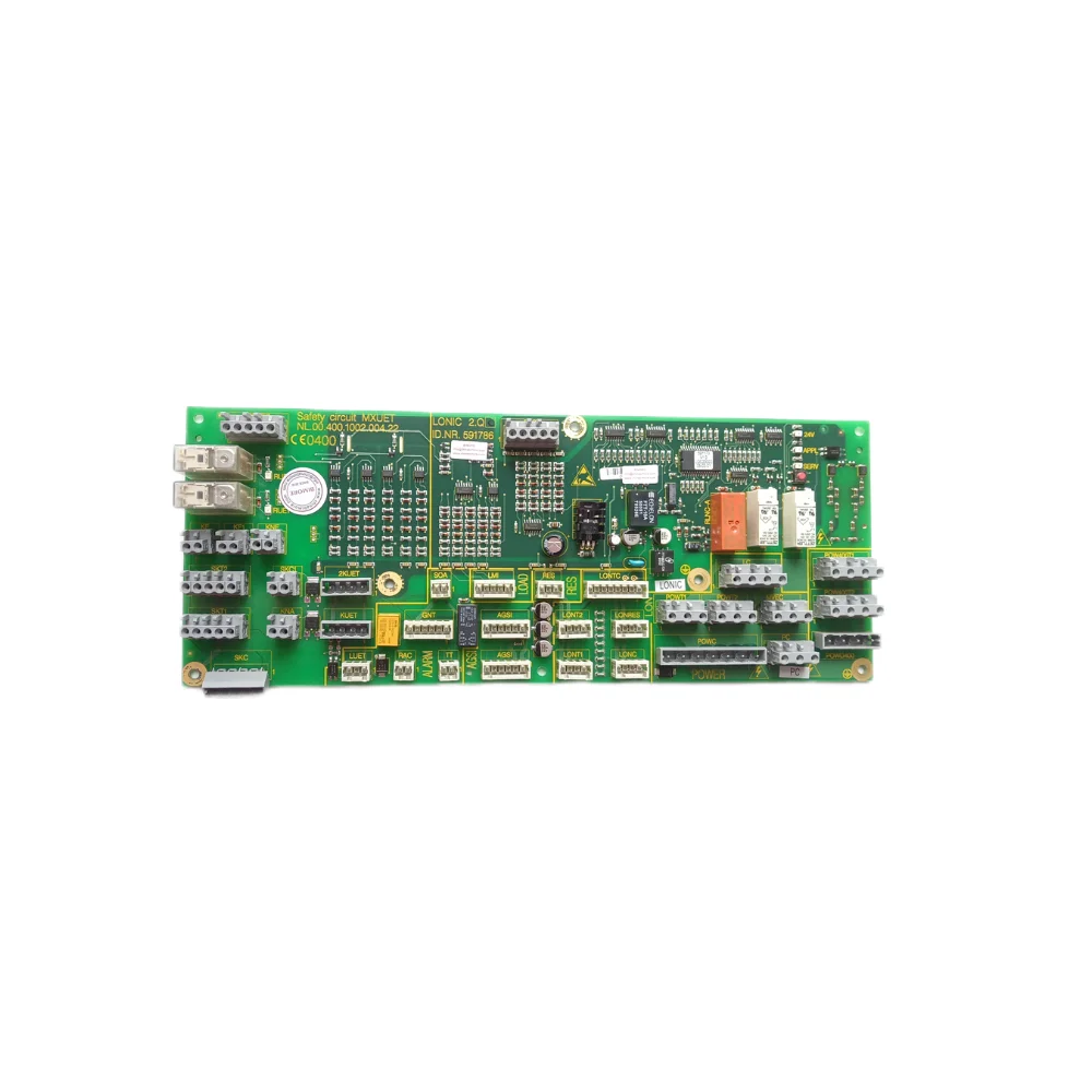 Safety circuit MXUET NL.00.400.1002.004.22 LONIC 2.Q C ID.NR. 591786 Lift Parts PCB Card for 5400 Elevator Door Machine Board
