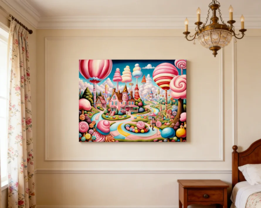 

Пазлы «Мир сладких розовых конфет» 500/1000/1200/2000 элементов: увлекательные семейные игры для игровой комнаты, спальни, в подарок