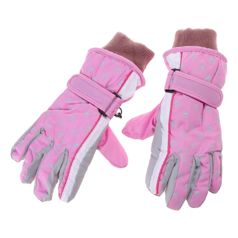 Guantes esquí impermeables Guantes Térmicos para deportes libre ciclismo esquí montar 40JC