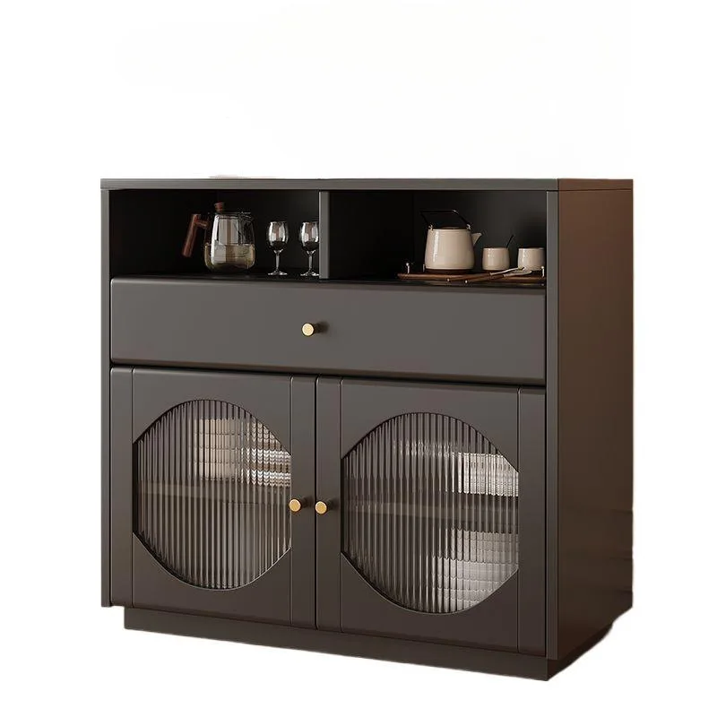 Solid wood sideboard modern and simple storage