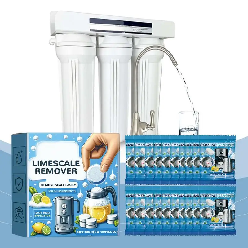 Compresse per la pulizia della macchina da caffè detergenti per tazze in acciaio inossidabile naturale compresse per la rimozione delle calcare efficienti e sicure macchina per il tè e