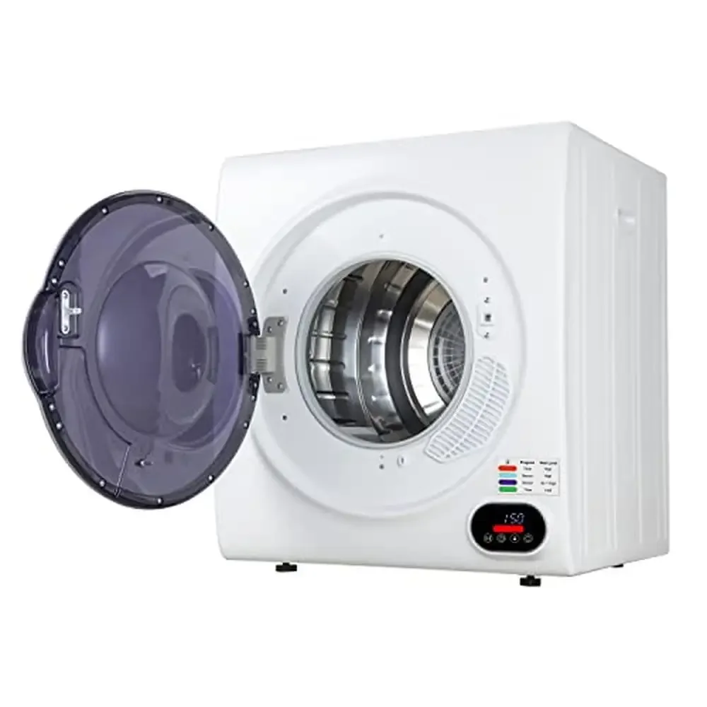 Compact Electric Dryer with 5 Drying Programs and Smart Sensor Technology