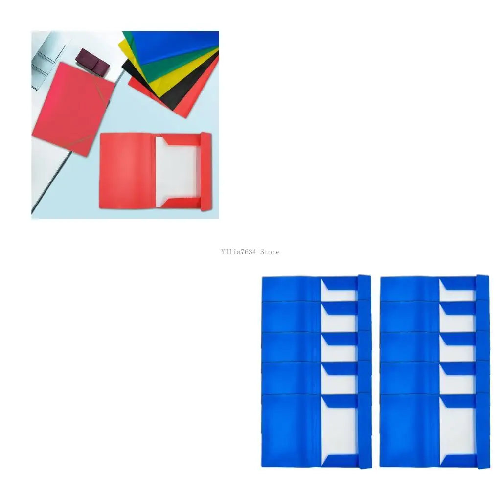 

10 Pcs Corner Folder File Bag Portfolios Folder File Folder Document Folder