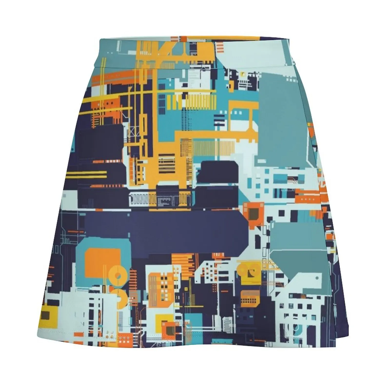 Tech Geek Abstract Pattern Mini Skirt skorts for women summer dresses for women 2025 girls skirt dress Mini Skirt