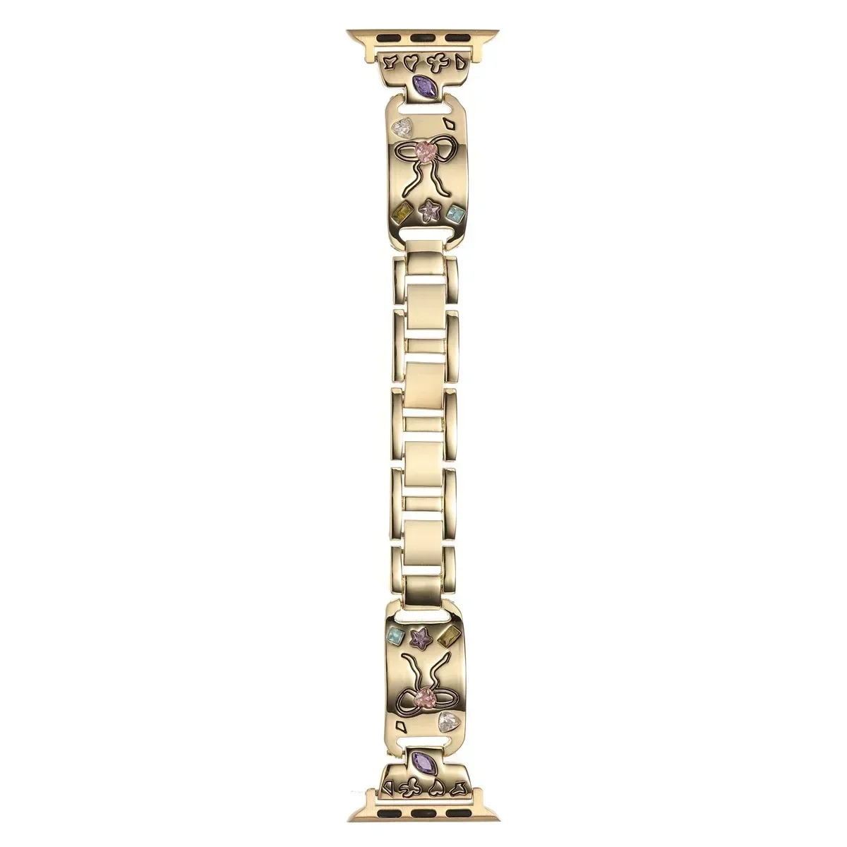 Watch Band For iWatch 42/44/45/46/49mm 38/40/41mm Metal Fashion Watch Strap For Watch Series Ultra2 Series 10/9/8/7/6/5/4/3/2/1_voghion.com