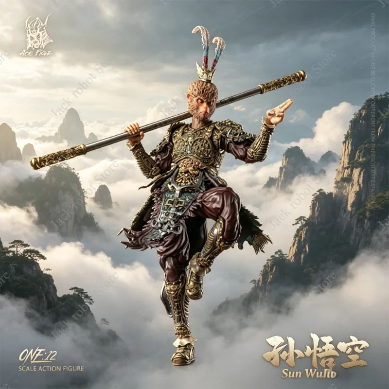 

【In Stock】AceFigz AF10 Months-A/B Sun Wukong Monkey King 1/12 Scale Movable Collectible Action Figure Model Toy Gift
