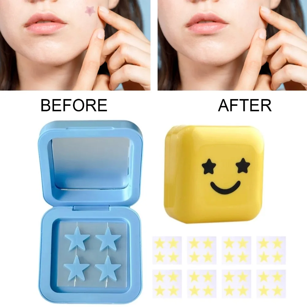شكل نجمة الغروانية المائية حب الشباب بثرة التصحيح حب الشباب إزالة الندبات غير مرئية المهنية شفاء امتصاص بقعة ملصق أداة العناية بالبشرة