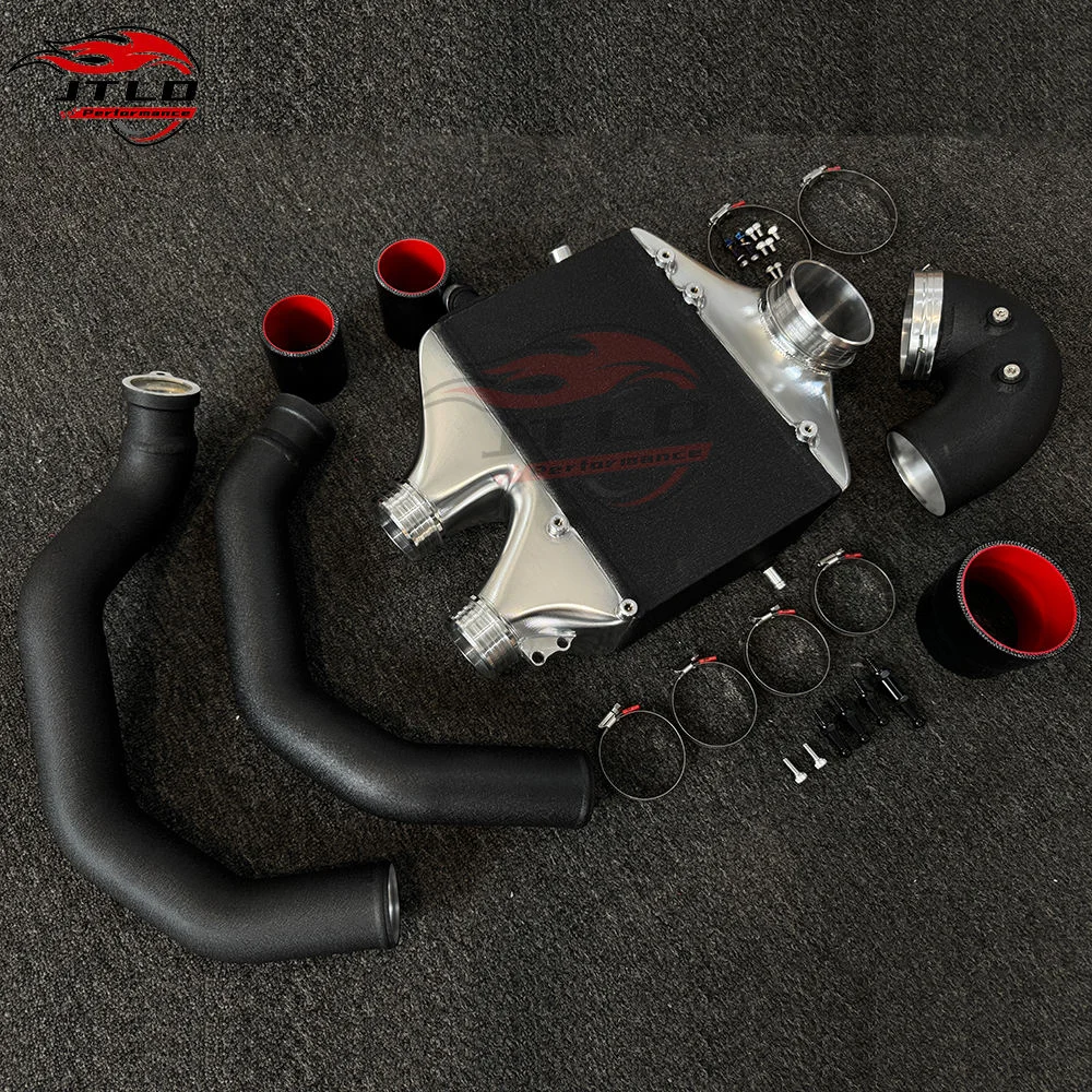 JTLD Performance Aluminum CNC Top Mount Intercooler Upgrade Full Set With All Intercooler Piping For BMW F80 S55 M2 M3 M4