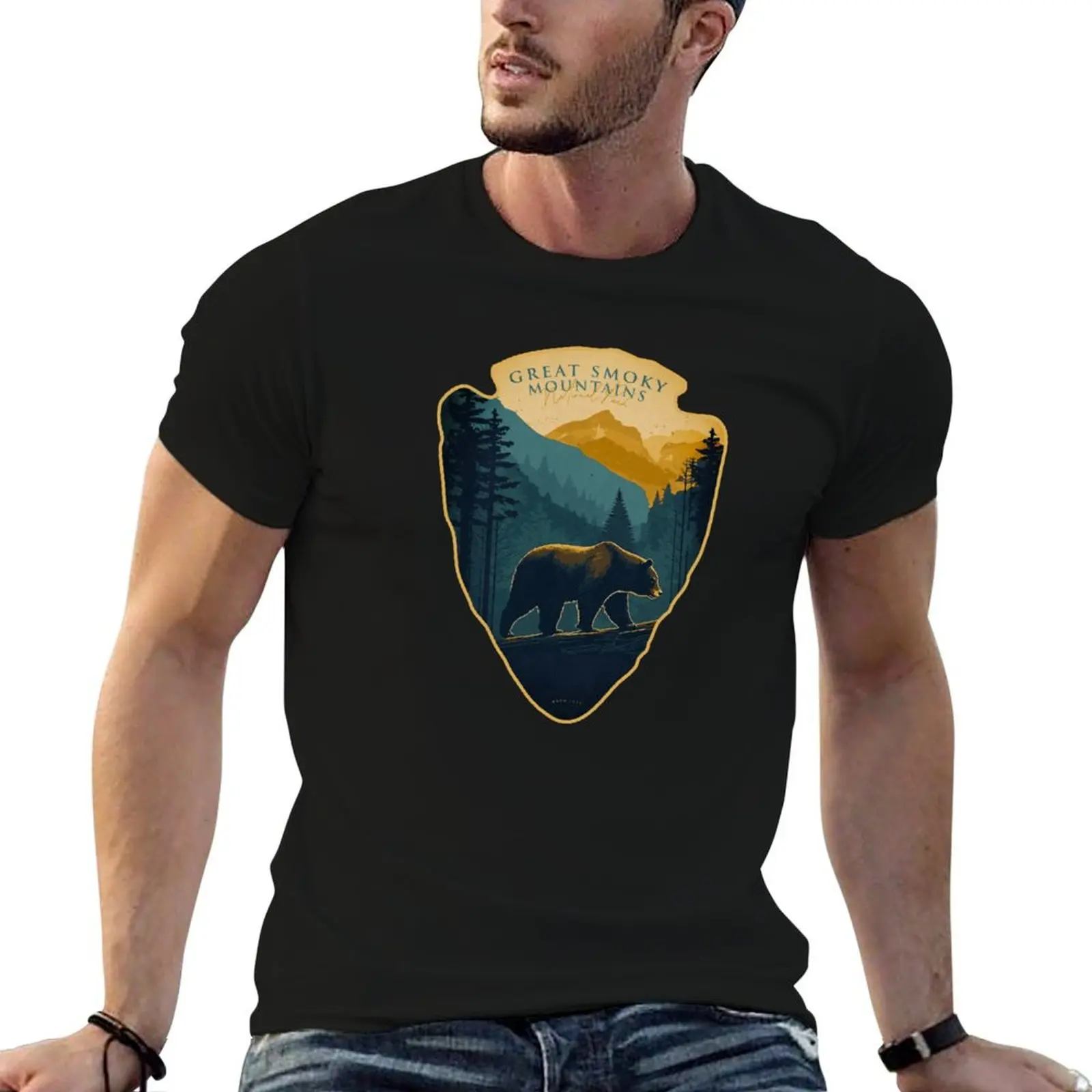 Great Smoky Mountains national park T-Shirt Casual Street Style Short Sleeve Tee