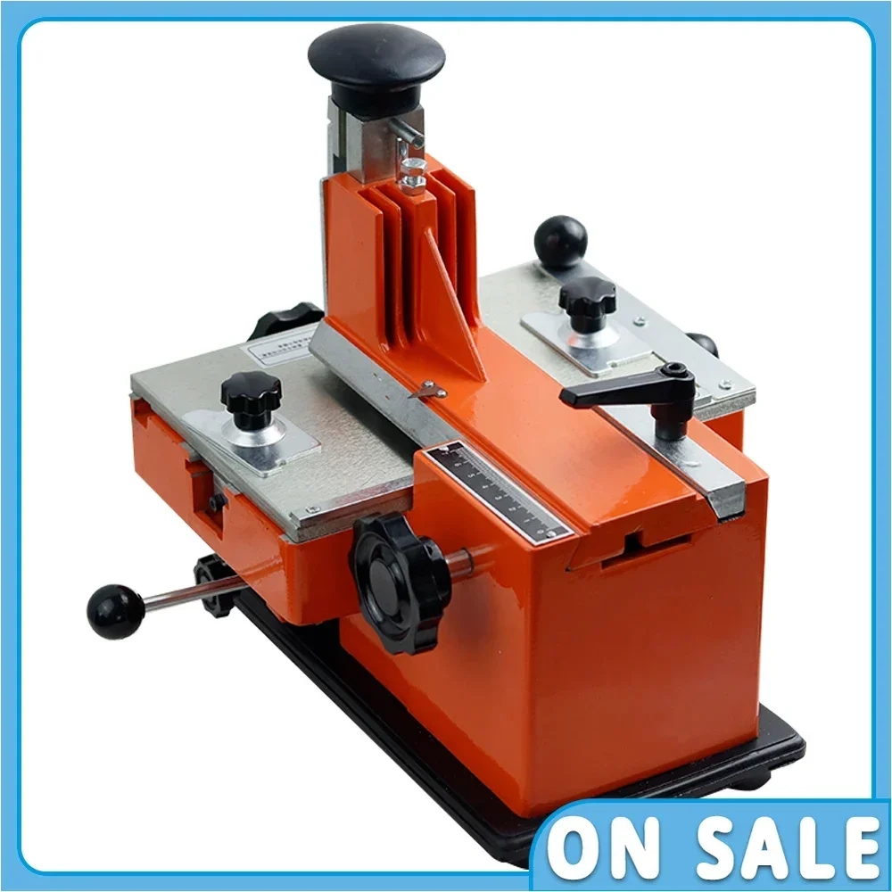 Semi-automatic Nameplate Marking Machine Stainless Steel Sign Marking Machine Aluminum Labeling Coding Numbers Letters Printing