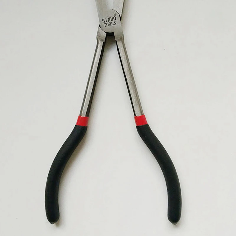 1PCS Multifunctional Fishing Pliers Curve Straight Long Handle Carbon Steel Gripper  Alicate  Pince Multifonction Pliers