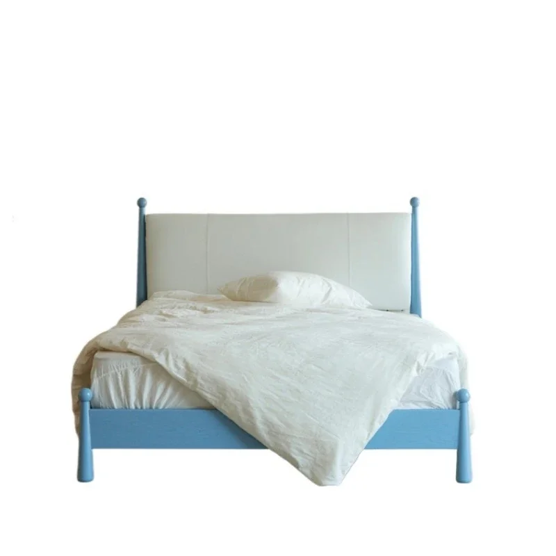 

Glacier blue new product, summer limited, Ika bed, leather bed second cloth bed