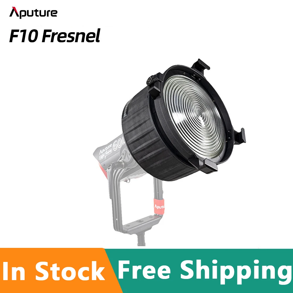 

Aputure F10 Fresnel Lens with F10 Barndoors for Studio Film Video Light Photography Kit Aputure LS 600d Pro 300d 300X