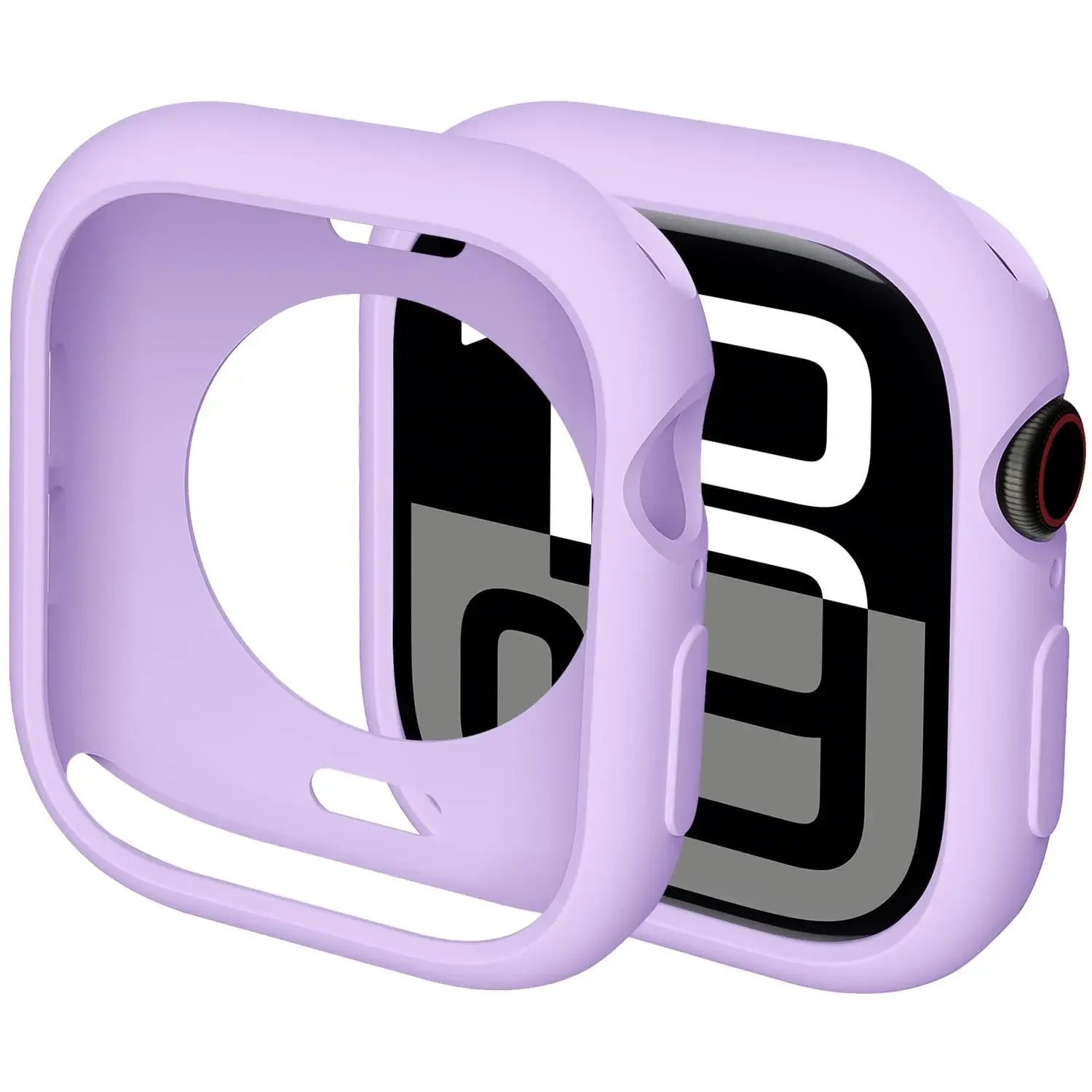 Soft Silicone Case For Apple Watch 10 11 9 8 7 6 SE 5 Anti-drop Bumper Cover For iwatch Series 41mm 42mm 46mm 38 40mm 44mm 45mm