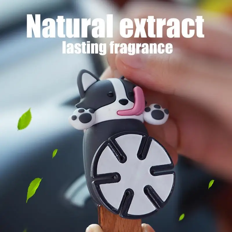 Rearview Mirrors Diffuser Car Interior Dog Shaped Aromatherapy Diffuser Rear View Delicate Interesting Aromatherapy Perfume Car