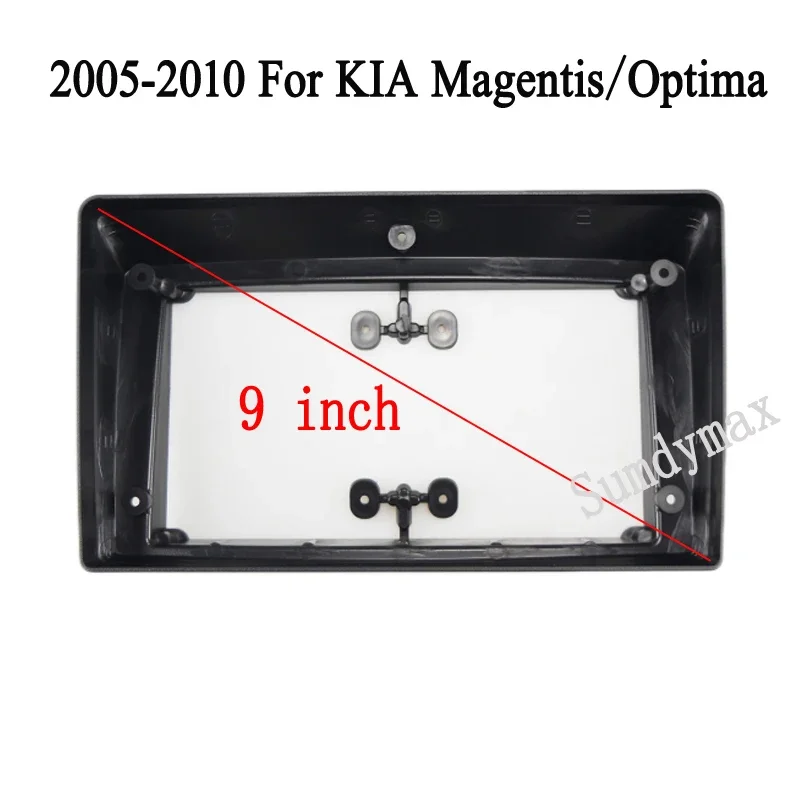 9 inch car Radio Fascias for Kia Optima magentis 2005-2011 Dashboard Installation Refitting Trim Kit Frame GPS Bezel