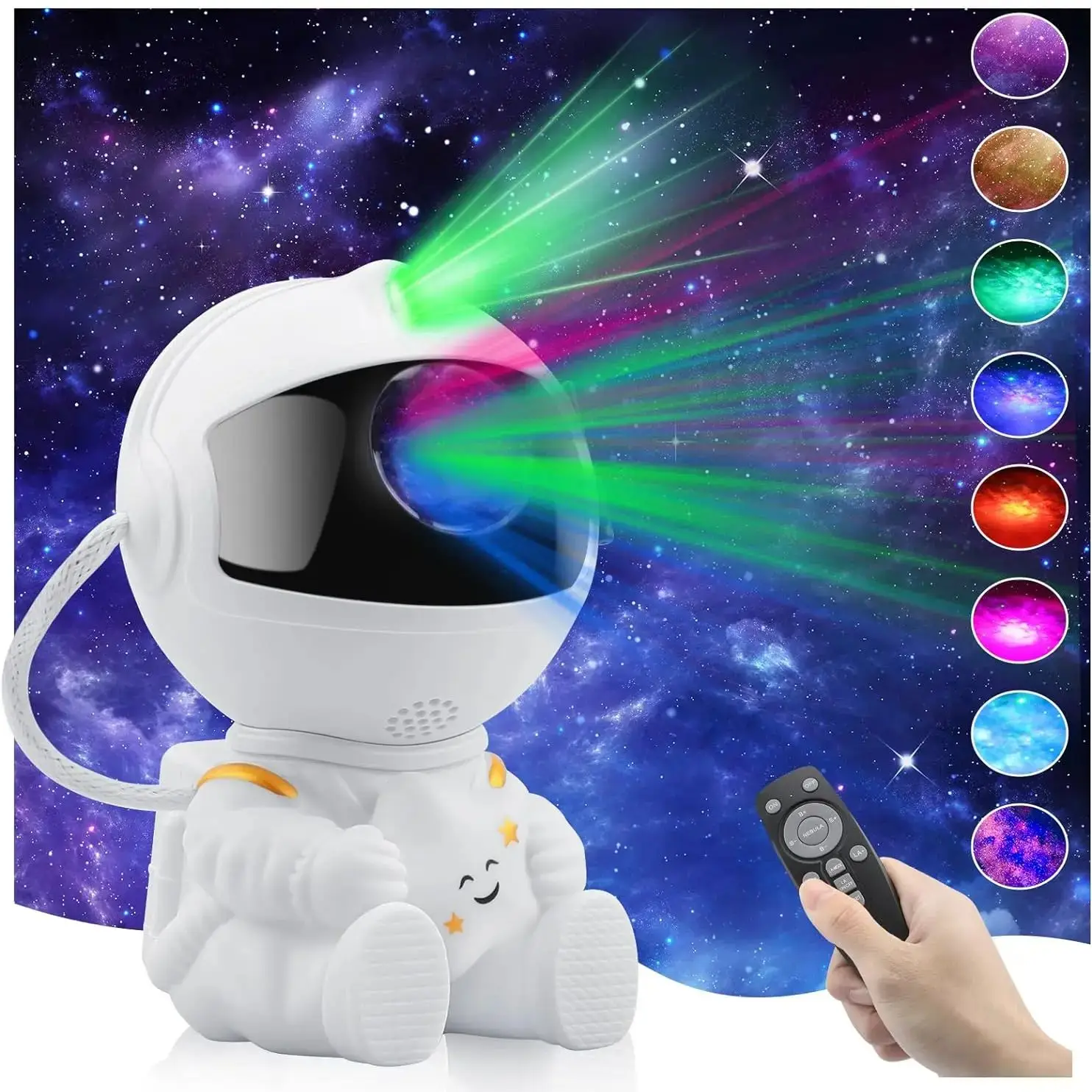 Astronaut Projector, Galaxy Projector Light for Bedroom, Timer Star Light Projector Galaxy Lamp, Remote Ceiling Projector