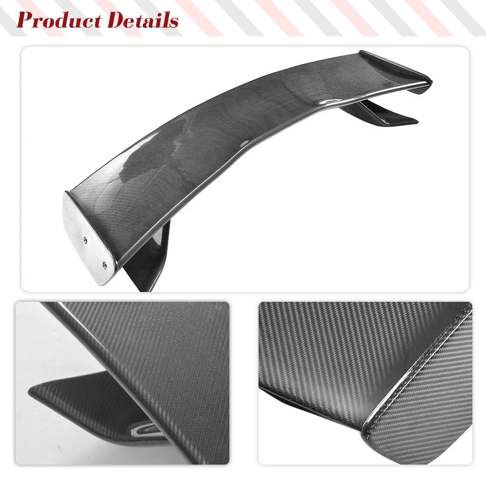 Rear Trunk Spoiler Wing for LOTUS Evora Base S Coupe 2-Door 2010-2016 Carbon Fiber Car Racing Rear Spoiler Big Customized Wing