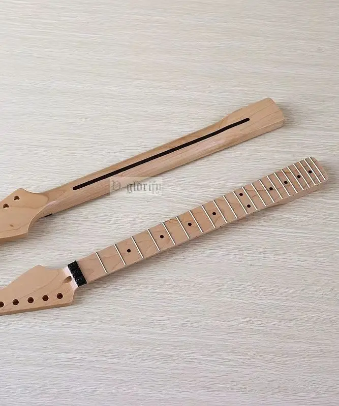 Guitar 6-string electric guitar neck double rocking neck 22 pin Jiafeng guitar glossy handle modification DIY instrument