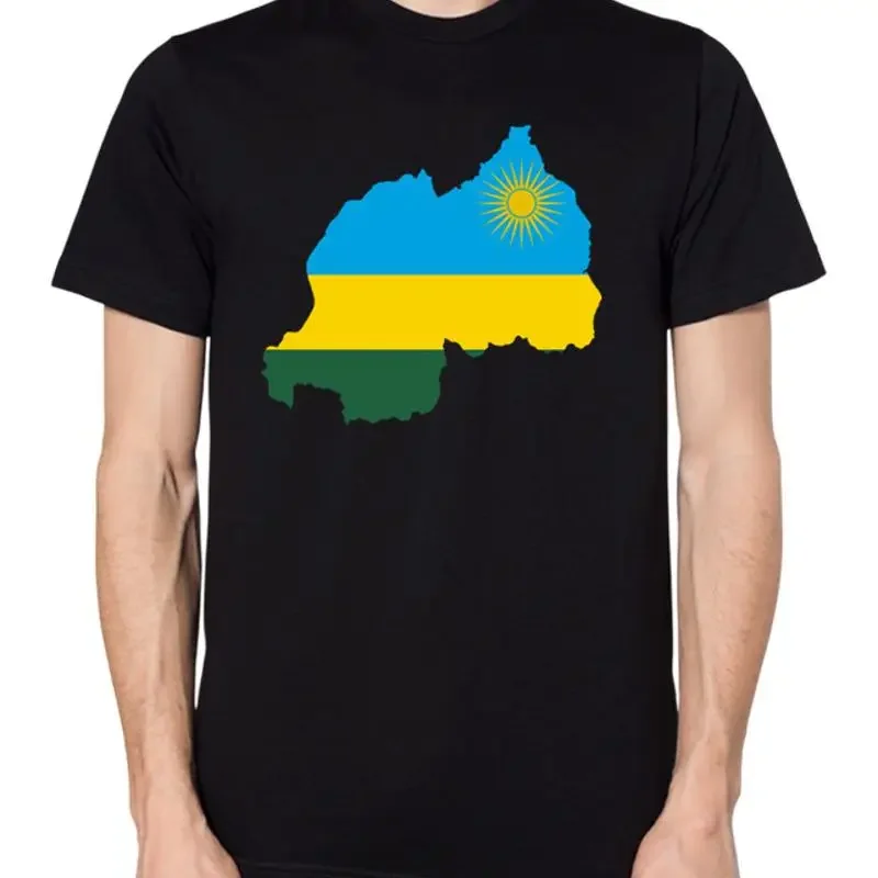 Rwanda Flag T Shirt Men Ladies Top East Africa