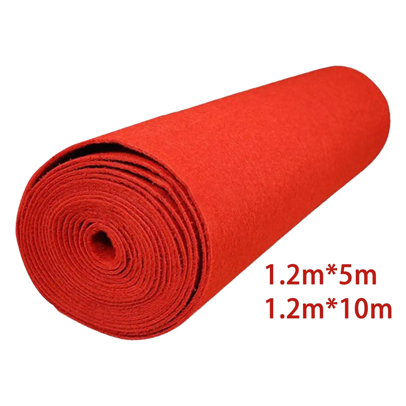 Red Carpet Aisle Runner Portable Sturdy Practical 1.2 Meter Wide Red Aisle Runner for Exhibition Engagement Holiday Party Event