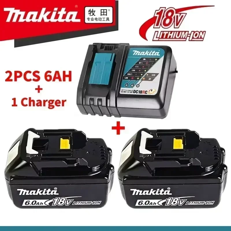 

Battery 18v for makita BL1860 BL1850B BL1850 BL1840 BL1830 screwdriver battery & charger 18v Replacement Power Tool Batteries