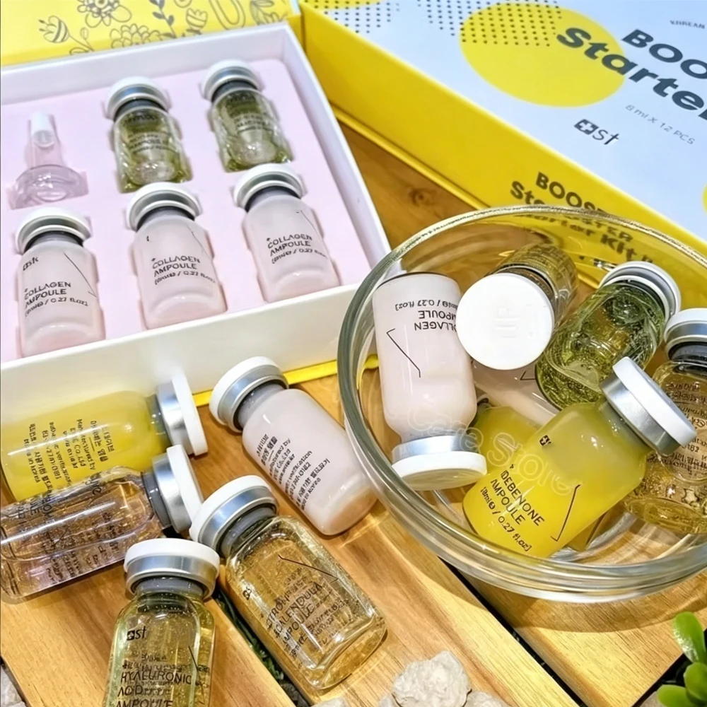 Kit de Crema BB Coreana de 8 ml, Sérum Hidratante y Blanqueador con ADN de Salmón, Crema Base, Cuidado de la Piel