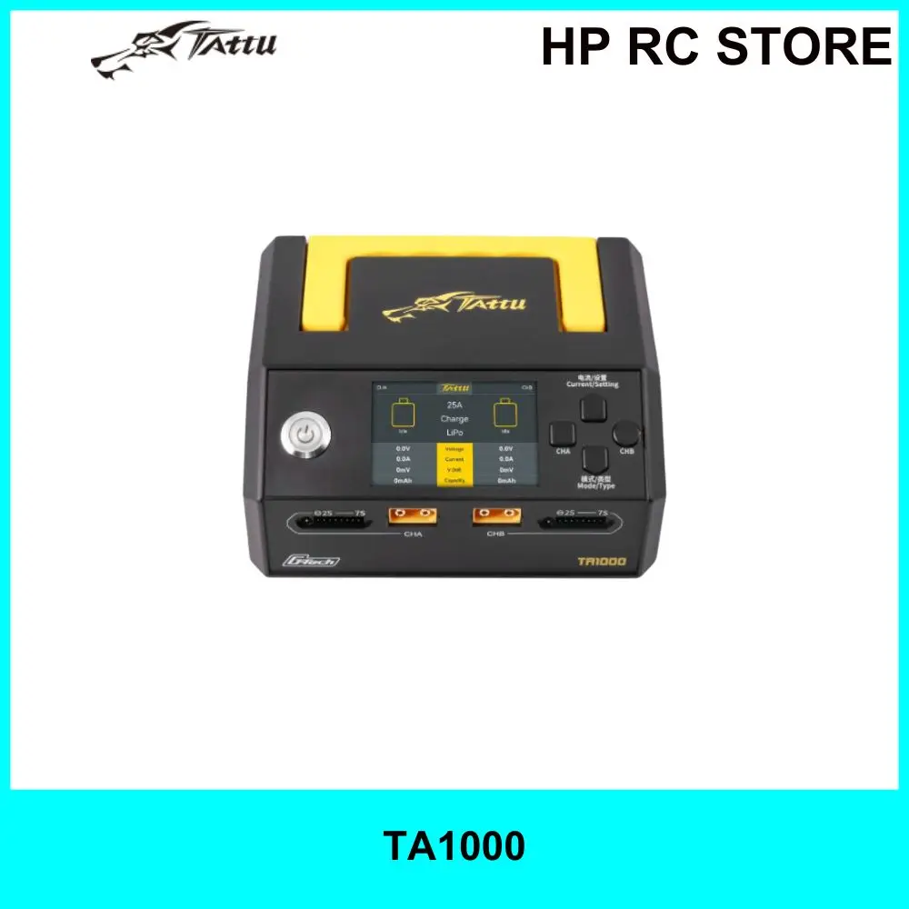 TATTU TA1000 1-7S G-Tech ثنائي القناة/1000 واط/1 ثانية ~ 7S/25A شاحن بطارية ذكي بدون طيار #1