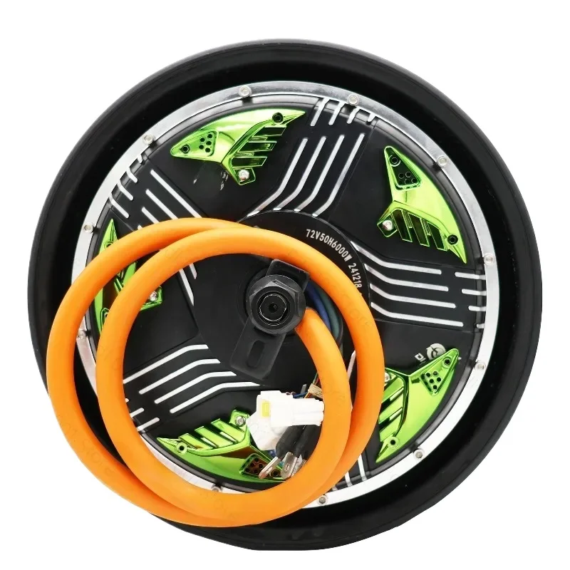 12 Inch Brushless DC Motor 6000W 60V/72V 50H, for Electric Motorcycle & Scooter