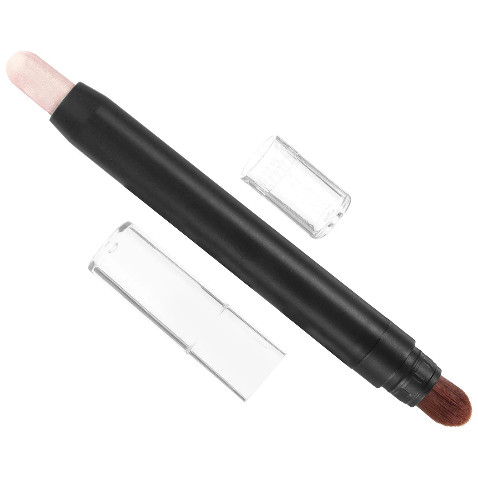 Barra de sombra de ojos de doble punta para mujer, herramienta de maquillaje fácil de limpiar, agarre cómodo, pincel pequeño para sombra de ojos