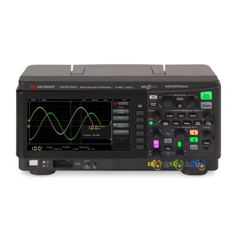 Keysight Bandwidth 100MHz 2 analog channels DSOX1202A oscilloscope