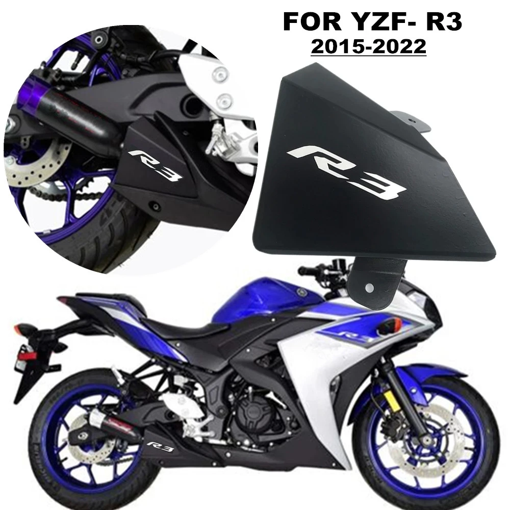 For Yamaha YZF-R3 YZF R3 YZF-r3 2015-2022 motorcycle exhaust mid-section protective cover exhaust heat shield