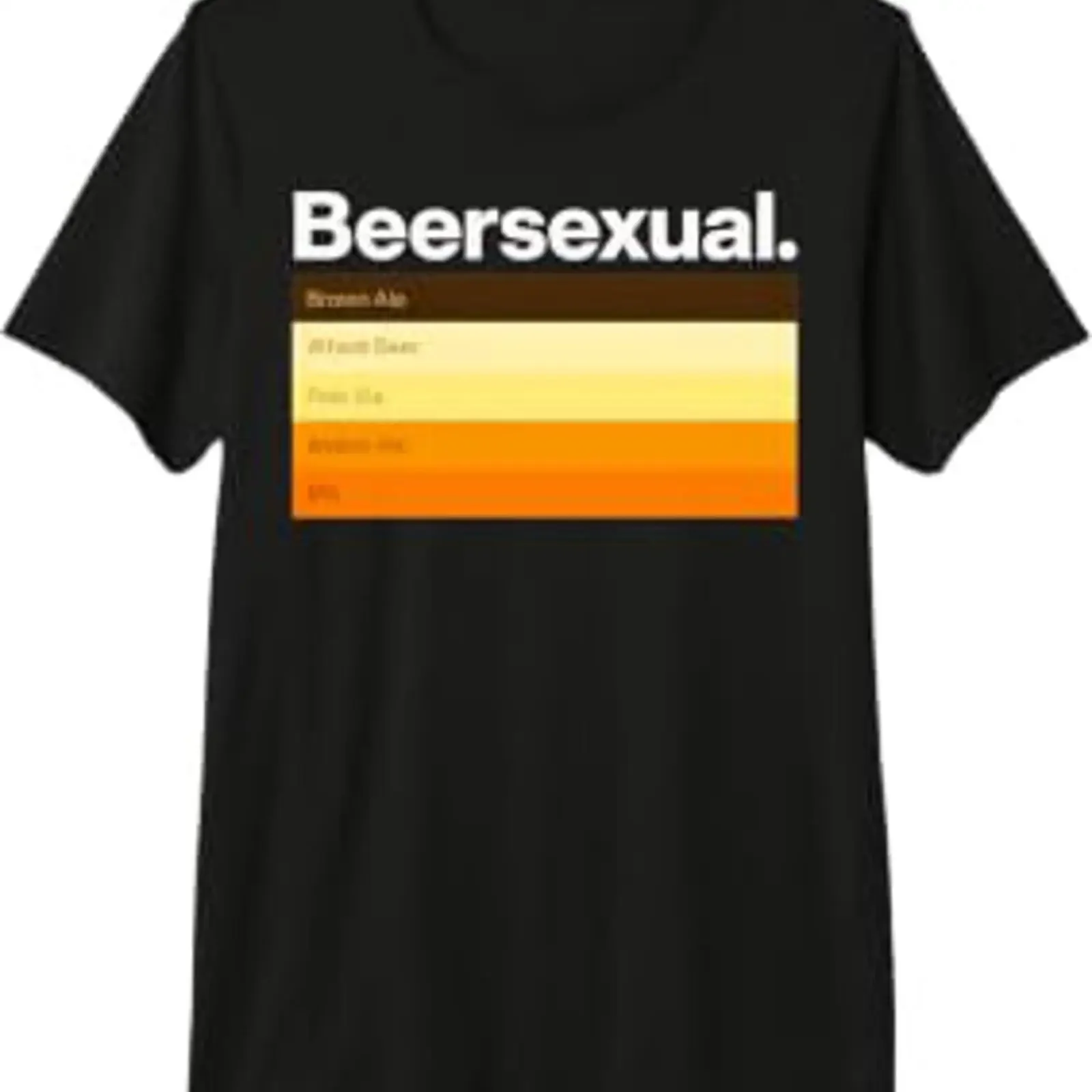 BeerSexual Funny Biertrinker T Shirt Haut de Gamme vintage Washed streetwear Casual Versatile Breathable Comfortable homme