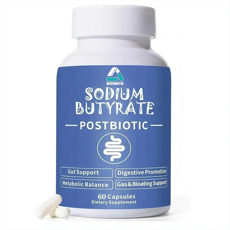Butyrate Intestinal Health Supplement, Post Digestion Biotin for Stomach and Digestion, Anti Bloating, 60 Capsules