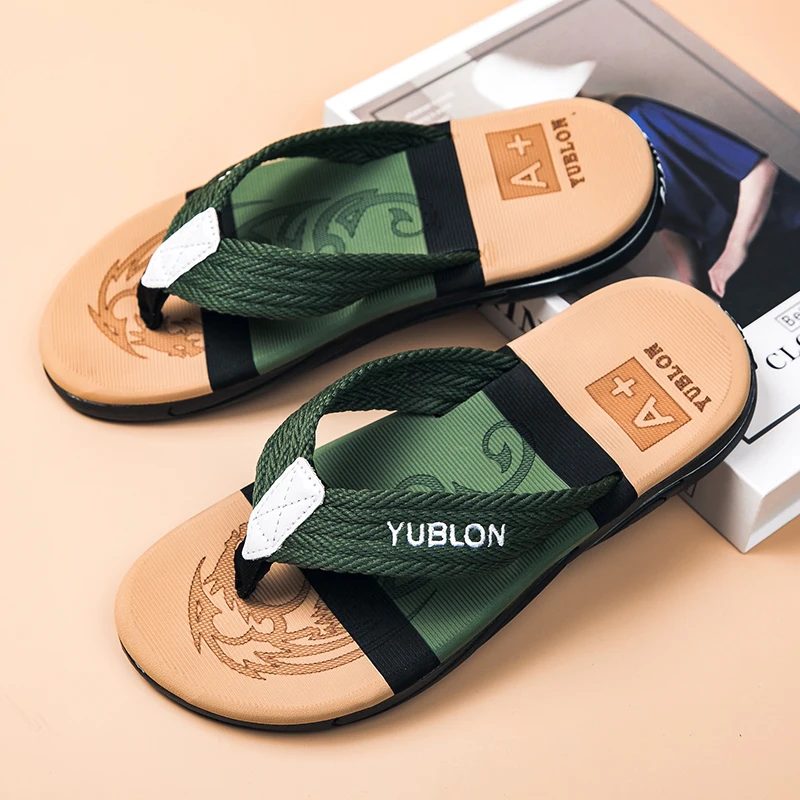 

Man Soft Flip Flops EVA Slippers Summer Breathable Beach Shoes Sandals Men Luxury Flip Flops House Slippers Home Clogs Slides