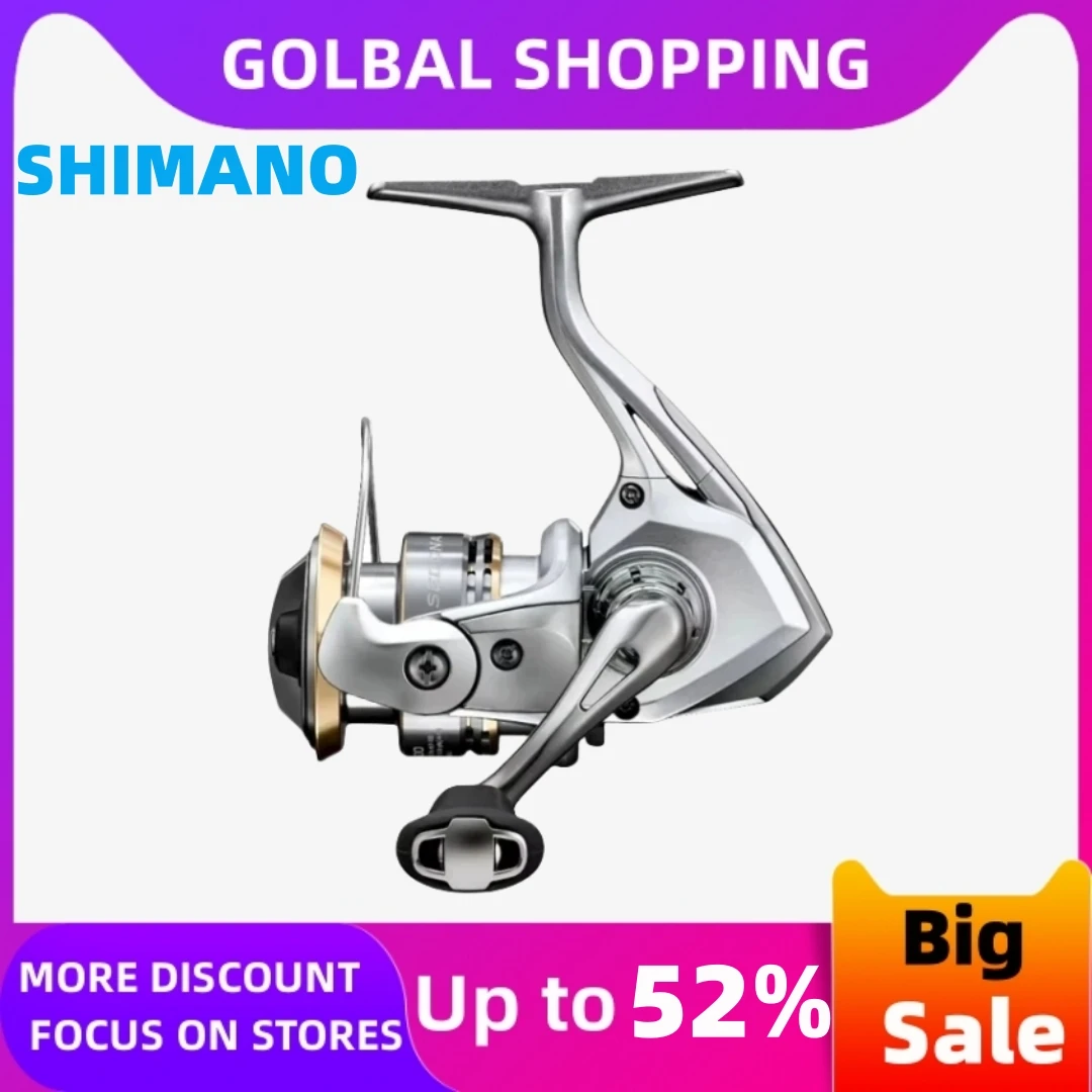 Original 2023 SHIMANO Spinning Fishing Reel SEDONA 5.0:1/6.2:1/4.7:1 Ratio 3+1BB HAGANE GEAR 3-11KG Power 1000-C5000XG