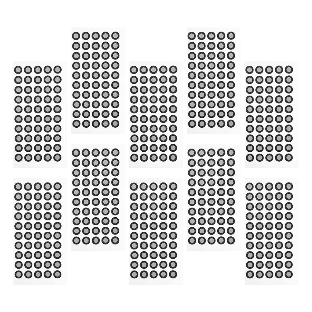 

15 листов маркерных наклеек для 3D-сканирования, 6 мм, светоотражающие, для точного позиционирования, для промышленного 3D-сканирования