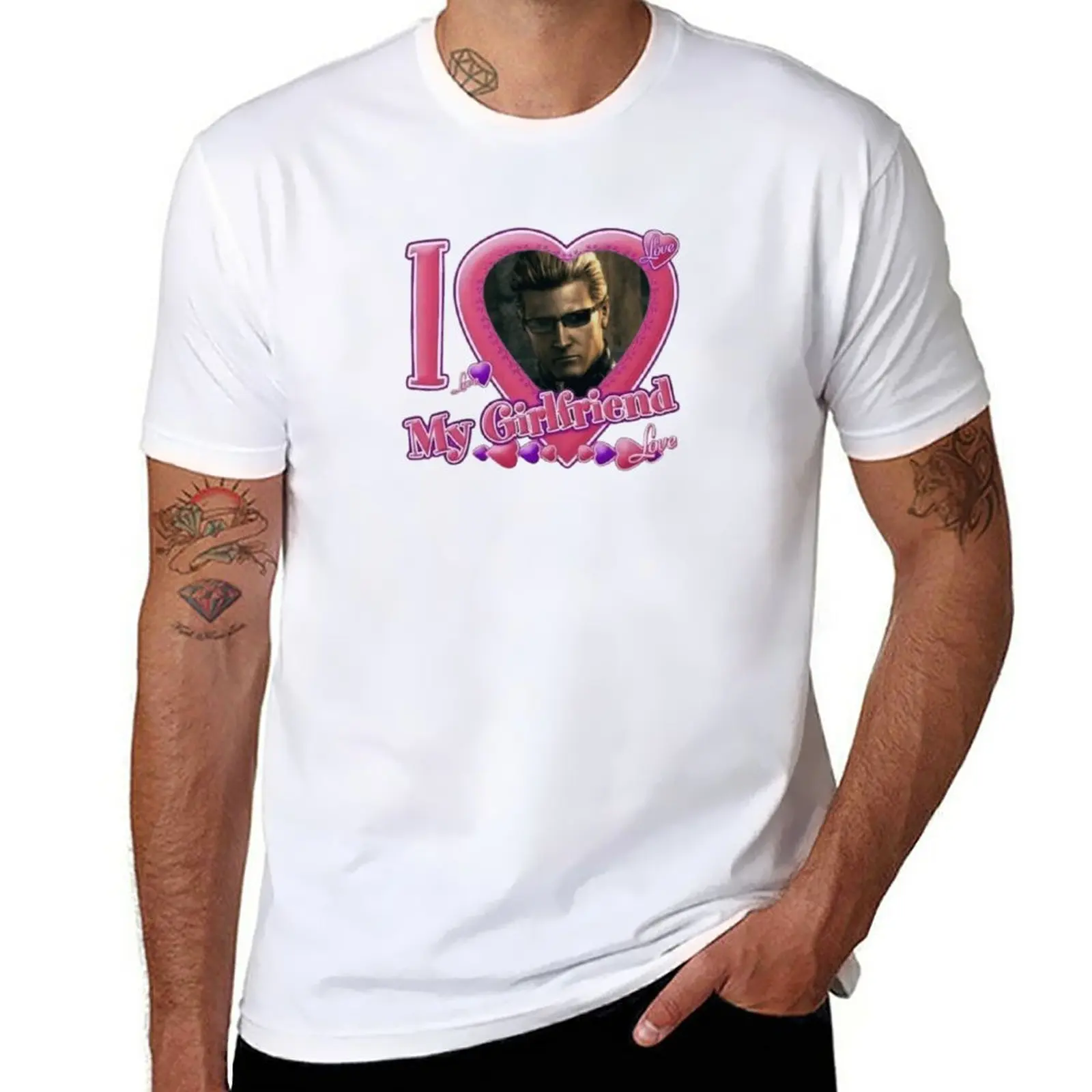 New i love my girlfriend wesker! T-Shirt cute clothes graphics t shirt plain t shirts men