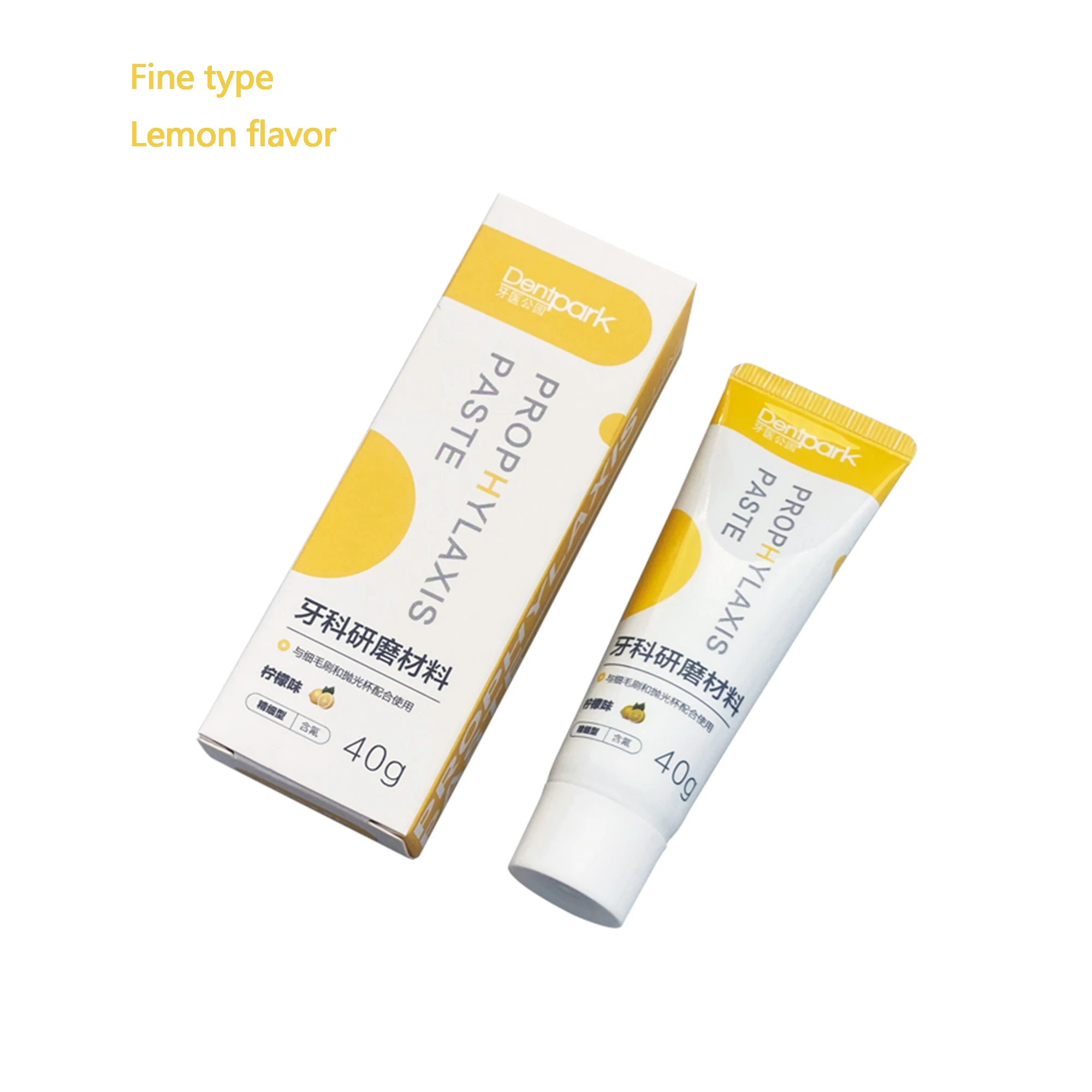 Dentpark Extra-Oral Dental Polishing Material 40g Tube Fine & Standard Type Dental Lab Polishing Paste for Professional Use