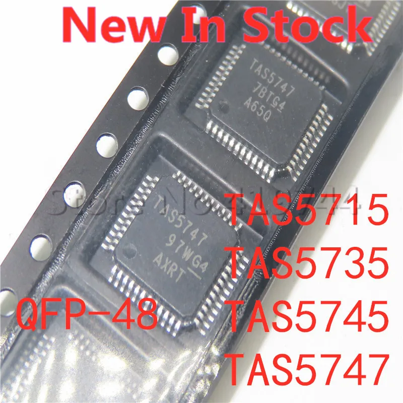 2PCS/LOT TAS5715 TAS5735 TAS5745 TAS5747 PHPR QFP-48 SMD LCD Class D Audio Amplifier Chip In Stock GOOD Quality