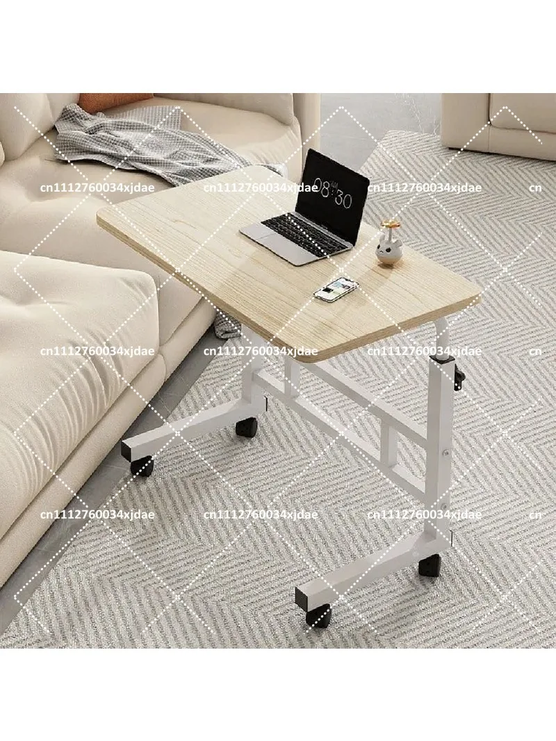 Mobile Adjustable Bedside Desk Compact Computer Table for Bedroom Study Home Office Workstation
