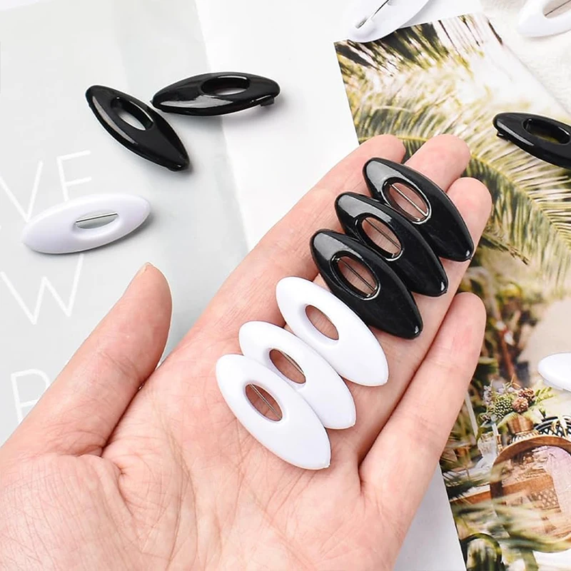 Bulk Pack of Oval Shaped Hijab Clips Brooch Pins for Daily Outfit Securing, Shawl Wrapping, Craft Projects Travel Essentials TMZ