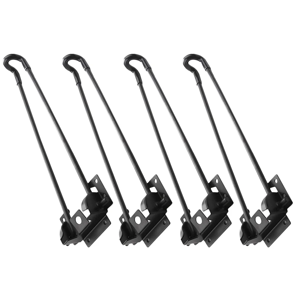 Gambe da tavolo pieghevoli da 4 pezzi Gambe a forcina in metallo Forte supporto in ferro per tavolino Comodino Riparazione di mobili da scrivania