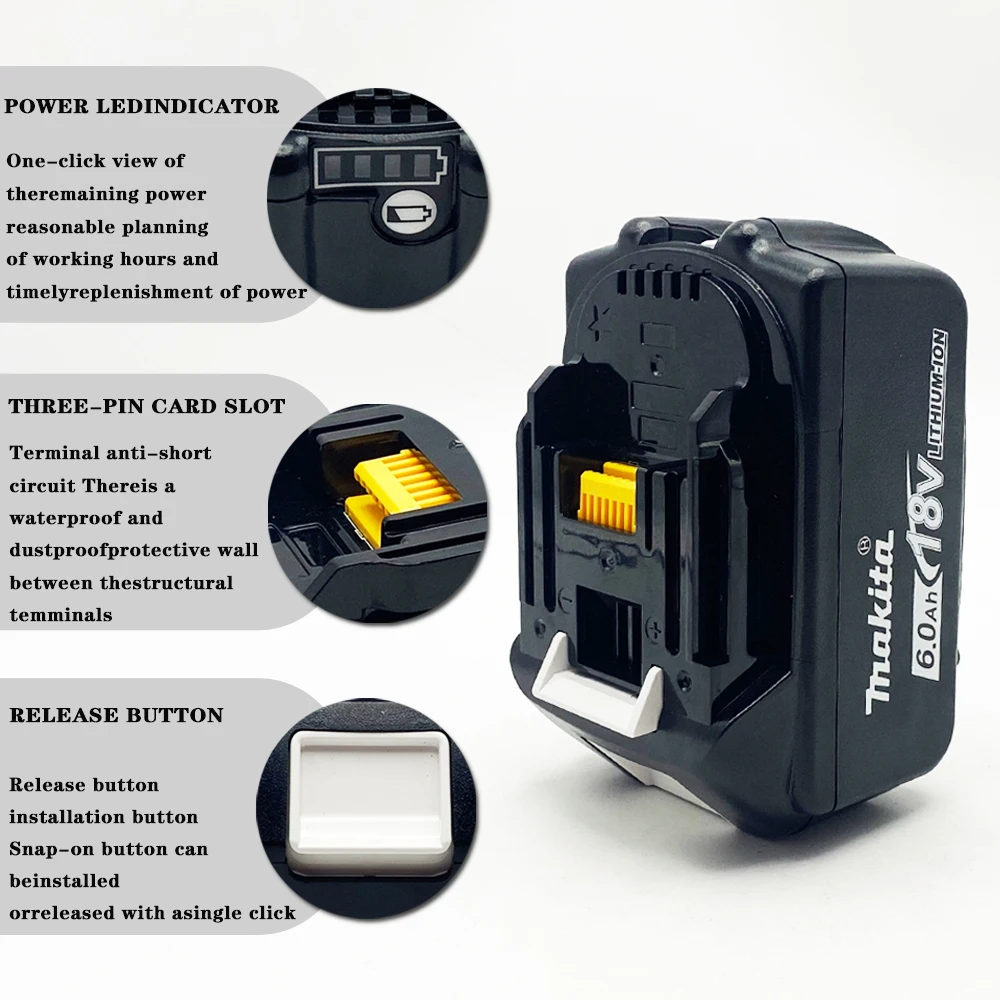 Makita 18V Battery Lithium Replacement