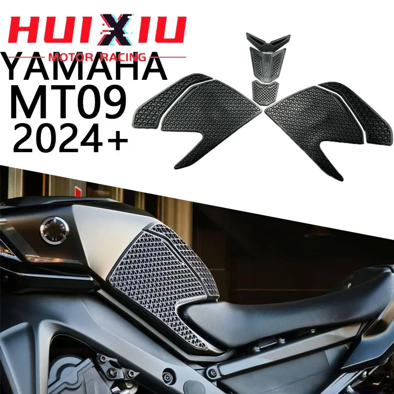 For YAMAHA NEW MT09 MT-09 SP mt09 2024-2025 Motorcycle Fuel Tank Pads Sticker Side Decals Gas Knee Grip Protector Traction Pads