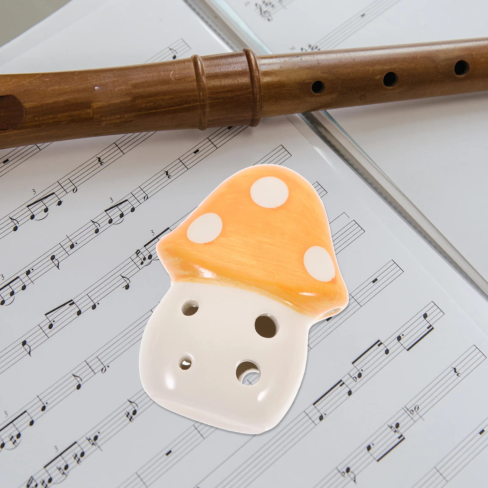 

Mushroom Ocarina 6-Holes Children Instrument Specially Sized Lovely Music Improve Intellectual Development Talent