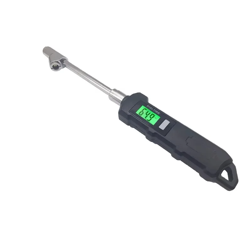 Truck tire pressure gauge Double head automatic liquid crystal power failure barometer Digital dual air meter