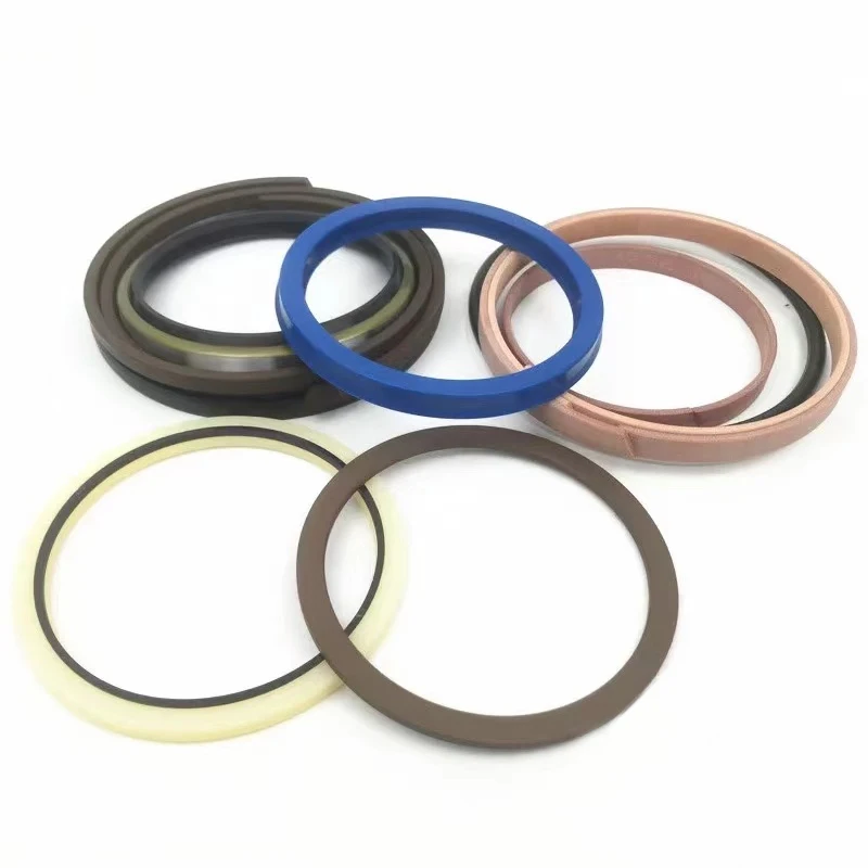 

4SETS DH220-5 Hydraulic Cylinder Arm Boom Bucket Seal Kit For Doosan Excavator Oil Seal Repair Kit