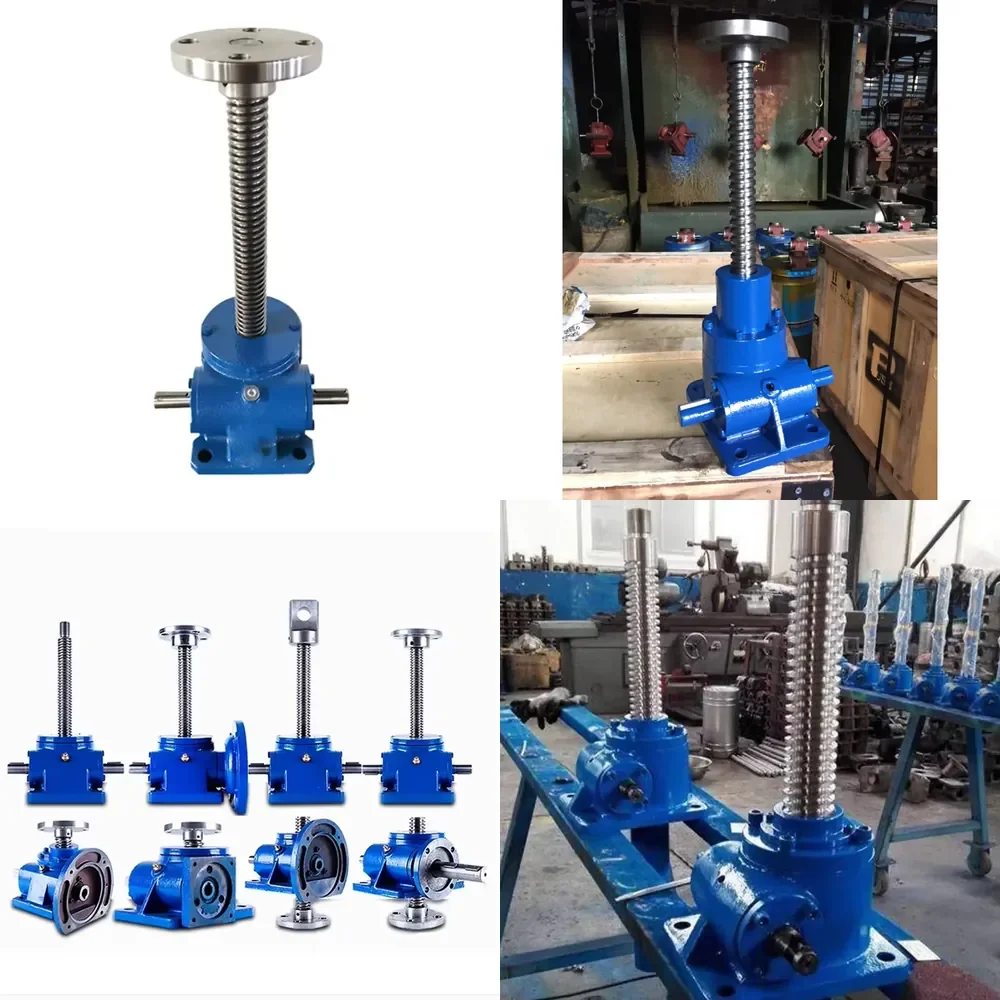 Hot-selling SWL2.5 worm gear lifting screw jack lifting table ratio 6:1